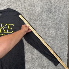 Nike Shirt Medium Black Yellow Sportmode Tuned Air Graphic Tee Streetwear