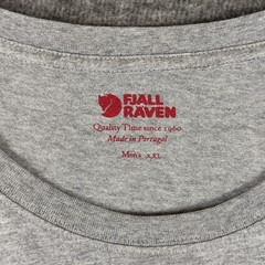 Fjallraven Forever Nature Shirt Mens 2XL Gray Graphic Logo Tee T-Shirt Portugal