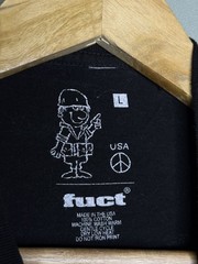 Fuct SSDD Death Bunny Playboy T Shirt Tee Sz L Black Rare Vtg USA Made