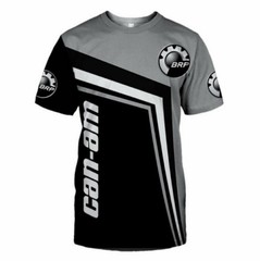 Hot CAN AM 3D Full Printing BRP T-Shirt Size S To 5XL