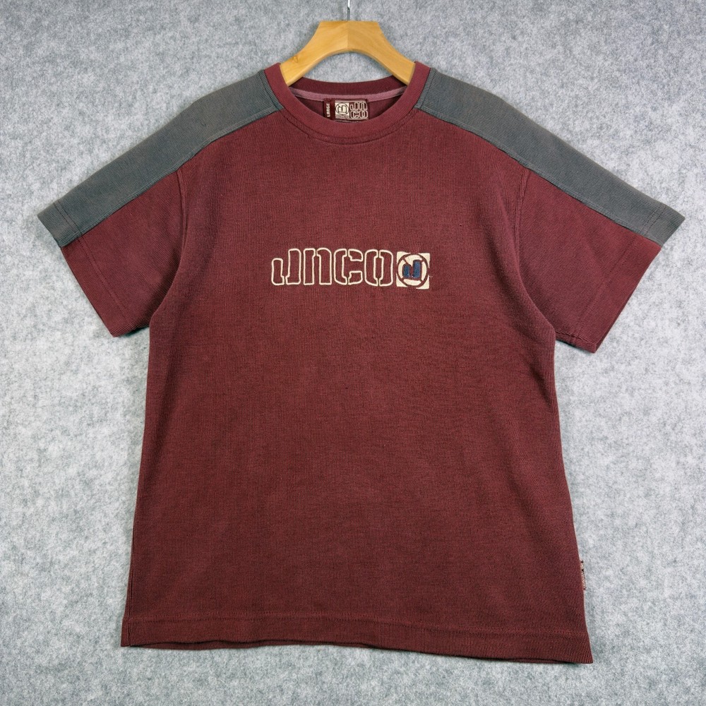 Vintage Ribbed JNCO Spell out skate shirt, men’s small (Kids L)