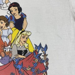 Vintage 90s Disney Princess Where The Girls Are White Shirt Size Large