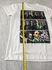 Sols T-Shirt Mens S Matrix Revolutions Graphic White Cotton Short Sleeve Unisex