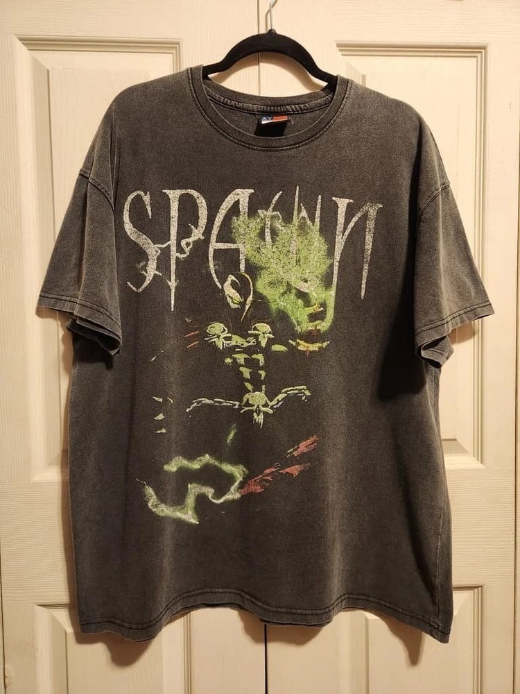 Remake Spawn Movie 90s Retro style Black T shirt Heavy Cotton