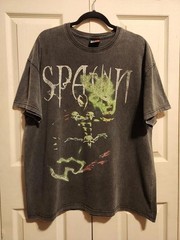 Remake Spawn Movie 90s Retro style Black T shirt Heavy Cotton