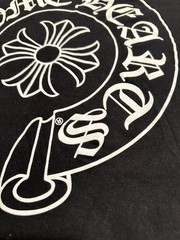 Chrome Hearts Los Angeles Horseshoe Pocket Tee Black Size Medium Made In USA