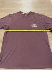 Howler Bros T Shirt Large Burgandy Los Hermanos Howler Big Graphic Tee Pocket