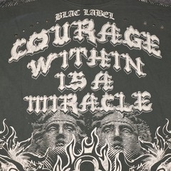 Black Label Men’s XL Graphic T-Shirt Green Y2K Gothic Distressed Biker