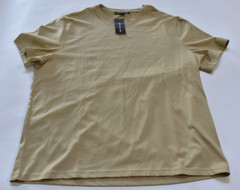 Michael Kors Men’s Tee Shirt Size M Sand Brown – Textured Fabric