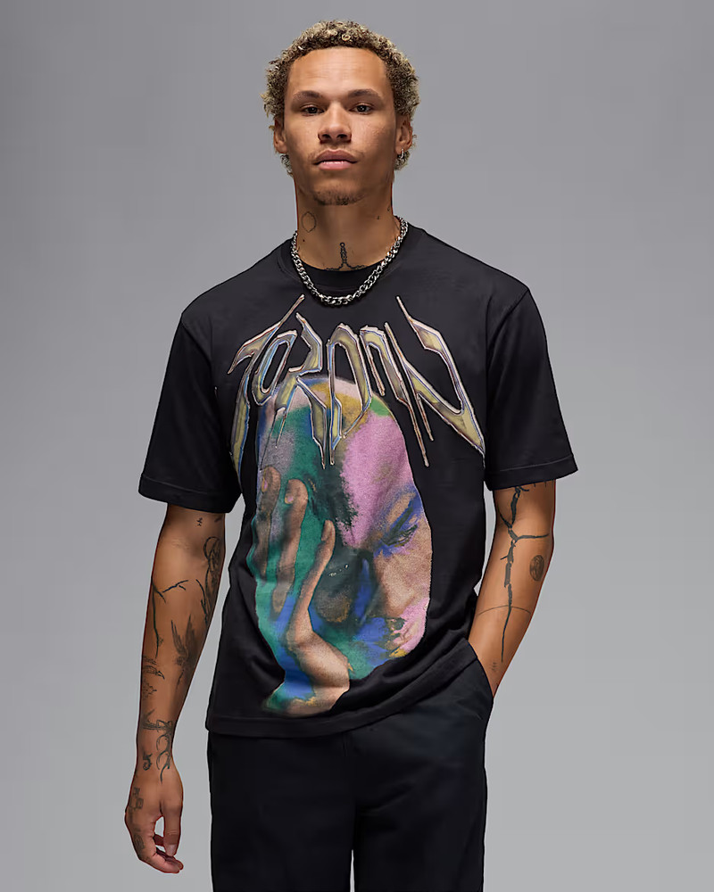 Nike Jordan Sports Men’s Dri-FIT T-Shirts HJ2348-010 Black/White US Size XS-3XL
