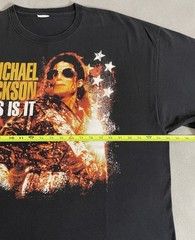 Vintage Michael Jackson This Is It Movie Promo T-shirt 2XL Documentary Musical