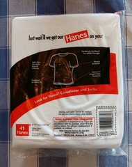 Vintage 1997 Hanes Men’s Comfort T-Shirt 2 Lot 3 Pack Size Medium Crew Neck New