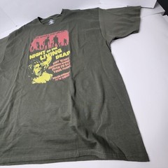 Night of the Living Dead Movie Shirt Men’s 2XL Horror Y2K OD Green Short Sleeve