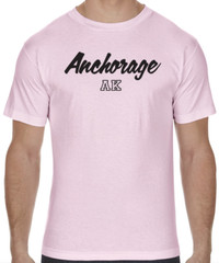 Anchorage Alaska State Graphic T-Shirt tee Unisex Apparel Custom Text