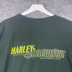 Harley Davidson Chandler Arizona Dealer Shirt 3XL Biker Green Short Sleeve
