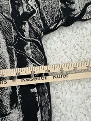 Vintage AOP Wolf T-Shirt All Over Print L Black & White Single Stitch USA Made
