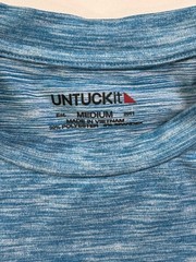 UNTUCKit Mens Med Performance T Shirt Short Sleeve Crew Neck Polyester Spandex