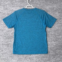 Rhone Reign Mens Blue Heather Short Sleeve Training Tee Shirt Large 100184