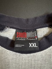 2XL XXL Y2K SouthPole Long Sleeve Thermal Shirt Streetwear Skater Hip Hop
