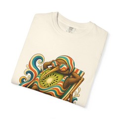 Psychedelic Deck Chair Kiwi Swimmer T-Shirt Graphic