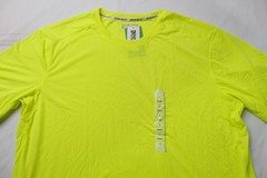 Duluth Trading Co Mens Relaxed Fit Short Sleeve Shirt NN7 High Vis Yellow XL NWT