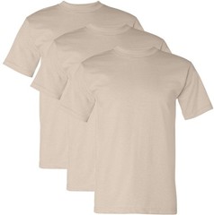 US Army Solid Color T-Shirts Made in USA 100% Cotton Heavyweight Shirts 3 Pack