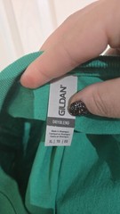 Gildan DryBlend Green Men’s Graphic Print Crew Neck T-Shirt Short Sleeve XL