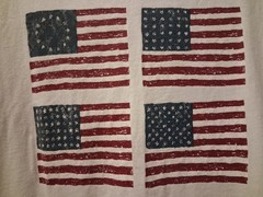 Lands’ End Flag T-Shirt Large SS 42-44