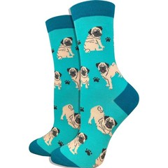 Women’s Premium Comfort Animal Socks Pug Socks 4-10