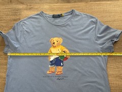Ralph Lauren Polo Bear Tee Shirt Short Sleeve Sky Blue Beach Sandals Ball Men XL