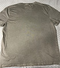 John Varvatos T-Shirt Men’s Olive Green Short Sleeve 100% Cotton Size XXL NWOT