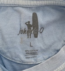Johnnie-O Men’s Sz Large Brennan 2.0 Long Sleeve T-Shirt Malibu Blue Modal