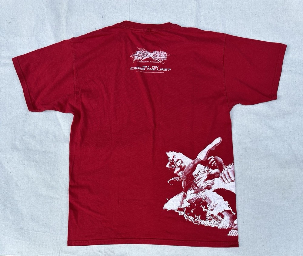 Street Fighter X Tekken Shirt Arcade Video Game Bandai Capcom Promo Gamer Retro
