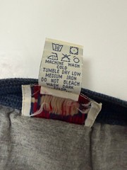 Vintage 90s Henley Shirt Men XXL Minimalist Casual Outdoors Travel Navy Cotton