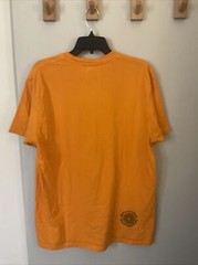 Supreme SS18 Spitfire Classic Swirl T Shirt Tee Bright Orange Red Black Mens L