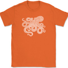 Octopus Mandala T-Shirt Deep Ocean Beautiful Pattern Gift Graphic Tee