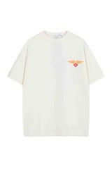 RHUDE Spring and summer Retro Slogan Letter Logo Men Women short sleeved T-shirt