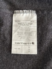 Carhartt Men’s Loose Fit Long Sleeve Logo Pullover Shirt Size M Carbon Heather