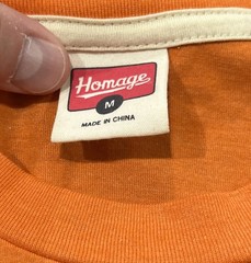 Homage NFL Blitz Joe Burrow T Shirt Men’s Medium Orange Polyester Cotton Rayon