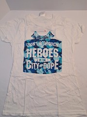 Bay Island Sportswear Men’s Large White Zion & Crouch Heroes City of Dope
