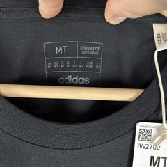 adidas Men’s Black White Modern Essentials Graphic Tee (IW2702) Medium Tall NWT