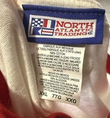 Vintage Nautical Knots Graphic T Shirt North Atlantic Trading Size 2XL Rare