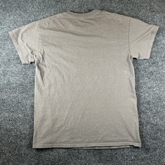 Nirvana Smiley Face Band T-Shirt Gray Yellow Logo Rock Tee Size M