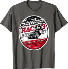 Motorcycle Speedway T-Shirt Flat Track Race T-Shirt