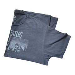 The Beatles 2XL 2014 Gray T-Shirt Liverpool England Graphic Please Please Me