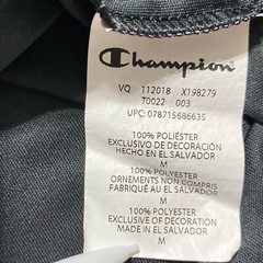 CHAMPION Mens Double Dry Shirt Short Sleeve Moisture Wicking Size M Black