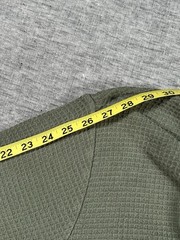 Marine Layer Waffle Thermal Shirt Mens Medium Large Green Long Sleeve Crewneck
