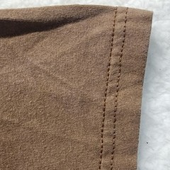 Plain Brown Vintage Y2K BVD Single Stitch T Shirt Large Made In USA # 2255