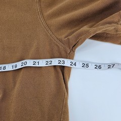 Duluth Trading Co Longtail T Relaxed Fit Brown Cotton Work T-Shirt Mens Large