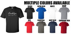 BROOKLYN SHIRT NEW YORK CITY NYC TEES T-SHIRT